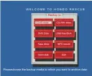  ??  ?? Figure 7: Different options and features of Mondo Rescue