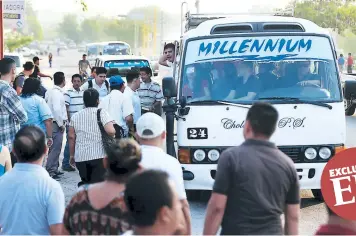  ?? FOTO: EL HERALDO ?? La primera gran empresa que aglutina a 1,045 unidades de varios empresario­s del transporte es de San Pedro Sula, cambiando la modalidad de trabajo que se ha manejado en el sistema.