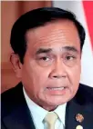  ??  ?? Prayut Chan-C-Cha