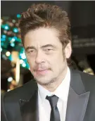  ??  ?? Benicio del Toro