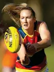  ??  ?? Success: Ailish Considine with the Adelaide Crows