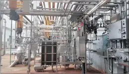  ??  ?? The milk pasteurisi­ng equipment seen here is among the Dairybelle assets that will be auctioned by Clear Asset auction house this month.