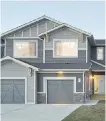  ??  ?? The space-efficient Colorado show home is 1,615 square feet with a single-car front attached garage.