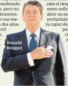  ??  ?? Ronald Reagan