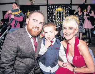  ??  ?? ●●Nicola and Kevin McCormack with son Josh