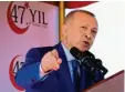  ?? Foto: Nedim Enginsoy, dpa ?? Der türkische Präsident Erdogan unter‰ stützt Nordzypern.