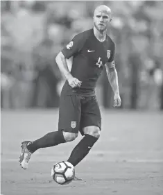  ?? MARK J. REBILAS, USA TODAY SPORTS ?? “For us, the reality is simple,” U. S. midfielder Michael Bradley says of the next two World Cup qualifying games.