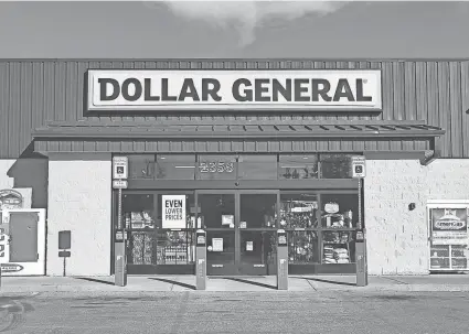  ?? JACKIE SMITH/TIMES HERALD ?? Some cities and towns have introduced restrictio­ns or ordered moratorium­s on expansion of dollar stores, and some analysts expect this opposition to grow.