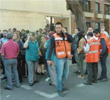  ?? | NOTIMEX ?? El sismo ocurrió a 10 meses del terremoto del 19S, lo que alteró a los capitalino­s.