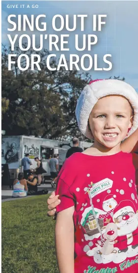  ??  ?? The Mayor’s Christmas Carols are back for the seventh year running tonight, with the fun for the entire family to enjoy at Broadwater Parklands from 2pm.