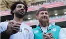  ?? Photograph: Karim Jaafar/AFP/Getty Images ?? Bad company … Liverpool player Mohamed Salah with head of the Chechen Republic, Ramzan Kadyrov.