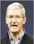  ?? Associated Press ?? Apple’s Tim Cook says the order has implicatio­ns beyond the case at hand.