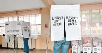  ?? JORGE GONZÁLEZ ?? Los comicios, el domingo 1 de julio de 2018.