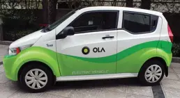  ??  ?? ⇧ The Ola operated e-taxis at Nagpur use telematics extensivel­y to conduct business.