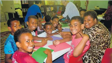  ?? Picture: FILE/REINAL CHAND ?? Children at the reading program organised by the Rotary Club of Lautoka.