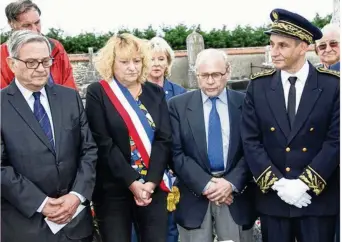  ??  ?? De g.à dr. : Jean-Marie Dedeyan, Chantal Hourson, Alain Pompidou et Jean-Marc Grauvogel.