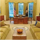  ??  ?? Revamp: President Obama’s Oval Office
