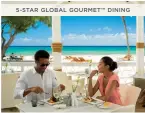  ?? ?? 5-STAR GLOBAL GOURMET™ DINING