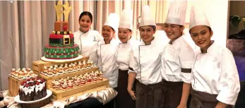  ??  ?? Chef Bang & the culinary team is set to excite all diners this Yuletide season.