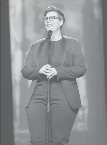  ??  ?? Hannah Gadsby in Hannah Gadsby: Nanette