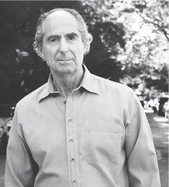  ?? HOUGHTON MIFFLIN VIA BLOOMBERG ?? Philip Roth, celebrated author of Portnoy’s Complaint, has died of heart failure in New York.
