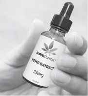  ??  ?? MILLIONS FIND RELIEF: Discover the remarkable power of SuperClini­cal Hemp Oil, legal across the country, cannot get you high, no prescripti­on necessary.