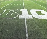  ?? AP - Charlie Neibergall, file ?? Less than a week after releasing a revised schedule in an attempt to play football this fall, the Big Ten became the first of the Power Five leagues to announce it would not be playing.