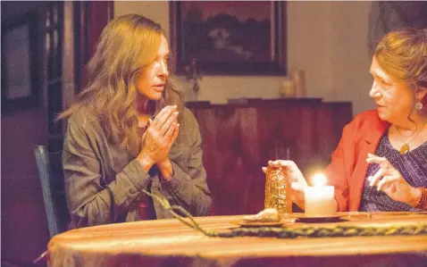  ?? COURTESY OF A24/REID CHAVIS ?? Toni Collette and Ann Dowd in the film “Hereditary.”