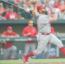  ?? AP ?? ↑ Albert Pujols es rey de los latinos en dobles, con 633 en las Mayores.