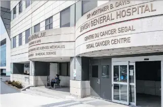  ?? DAVE SIDAWAY ?? Three years ago, the Jewish General’s Segal Cancer Centre was forced by the health ministry to turn away patients who didn’t live in the West End, something critics say violates the Canada Health Act.