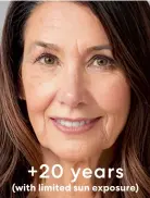  ?? ?? +20 years (with limited sun exposure)
Above: Rosie braves Future Face’s AI, which predicts possible effects of lifestyle factors as we age