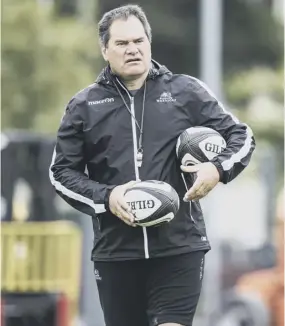  ??  ?? Richard Cockerill, left, has been recruited to change Edinburgh, while Dave Rennie’s task is to build on Gregor Townsend’s impressive work at Glasgow.