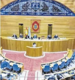  ?? EUROPA PRESS ?? Imagen de archivo del parlamento gallego.