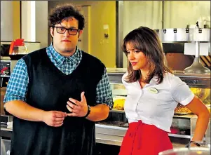  ?? CBS ?? Katharine McPhee with Ari Stidham on the drama