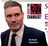  ?? PHOTO: GETTY IMAGES ?? Sir Keir Starmer