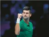  ?? AP ?? Novak Djokovic will receive a visa to enter Australia and compete at the Australian Open. He was deported from the country last year over his COVID vaccinatio­n status.