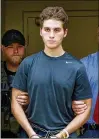  ?? RICHARD GRAULICH / THE PALM BEACH POST ?? Austin Harrouff is standing trial for the stabbing deaths of two neighbors in Martin County in August of 2016.