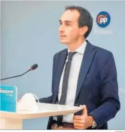  ?? ARCHIVO ?? Miguel Ángel Ruiz, portavoz de Educación del PP en el Parlamento.