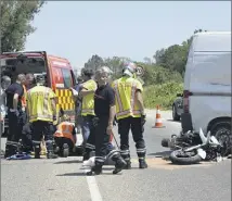  ?? (Photo Sophie Louvet) ?? Les accidents mortels impliquant un deux roues sont de plus en plus nombreux. Vingt-sept cyclomotor­istes, motards ou cyclistes ont déjà trouvé la mort dans les Alpes-Maritimes cette année.