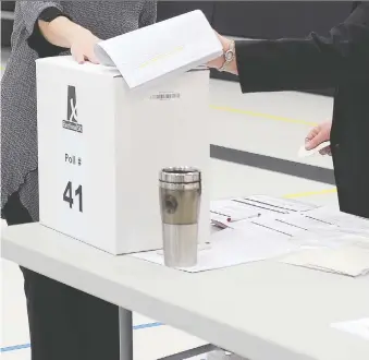  ?? BRYAN SCHLOSSER ?? For 114 years, Saskatchew­an has administer­ed elections using paper forms and clerical procedures that were designed in the 19th century, notes the province’s chief electoral officer, Michael Boda.