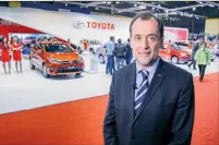  ??  ?? DIEGO PRADO. Director de Asuntos Corporativ­os de Toyota Argentina.