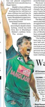  ?? AFP ?? ▪ Rubel Hossain has impressed for Bangladesh.
