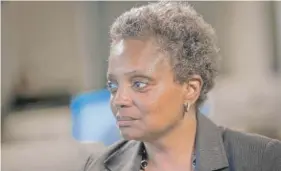  ?? RICH HEIN/SUN-TIMES FILE PHOTO ?? Mayoral candidate Lori Lightfoot is proposing a Mayor’s Office of Public Safety to confront “drivers of violence.”