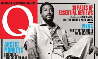  ??  ?? Marvin Gaye on the cover of Q. Photograph: Bauer Media