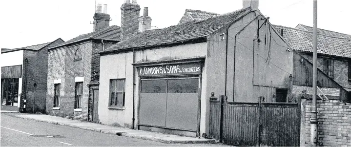  ??  ?? Pictured is the area of Derby Road, Loughborou­gh where Z Onions and Sons, Engineers, had their premises, sent in by Looking Back reader Mike Jones. Mike Jones said: “39 Derby Road was just down the road from the larger Shop Front of the Clarke and...