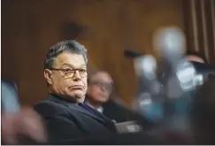  ?? Washington Post photo by Melina Mara ?? Sen. Al Franken attends a Senate committee hearing.