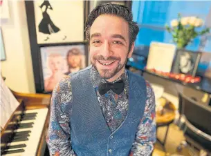  ?? LEONARDO DELL'ANNO ?? Ori Dagan, a Toronto-based jazz singer-songwriter, has found new ways to perform and make a living after key venues for his work have temporaril­y shuttered due to the COVID-19 pandemic.