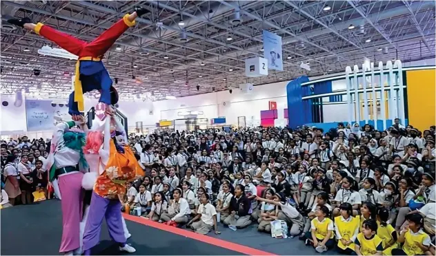  ?? ?? ↑
The 14th Sharjah Children’s Reading Festival organised 1,732 activities over 12 days while hosting 457 guests from 66 countries.