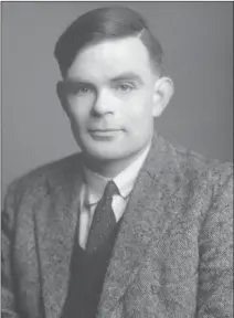  ??  ?? Alan Turing.