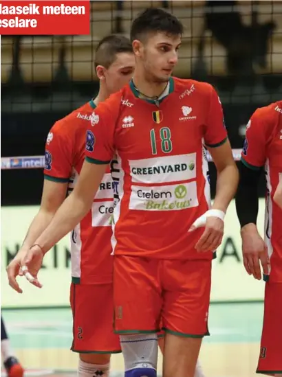  ?? FOTO DICK DEMEY ?? Aleks Grozdanov arriveerde vorige week in Maaseik als medical joker: “Het is snel gegaan.”